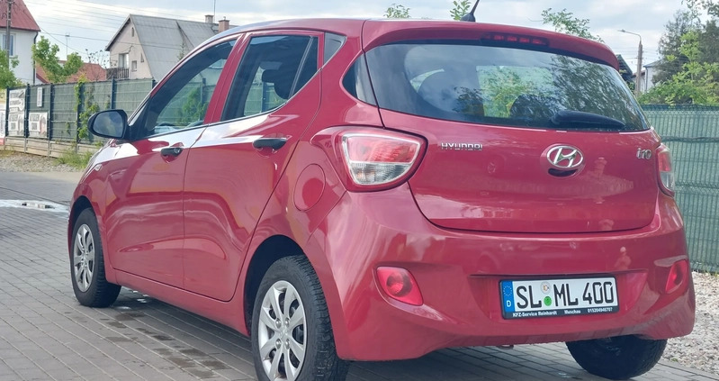 Hyundai i10 cena 28999 przebieg: 128000, rok produkcji 2016 z Augustów małe 154